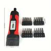 21pcs Preset Torque Screwdriver Set Adjustable 10-65in.lb Manual Torque Bicycle 1/4 Inch Torque Screwdriver Bicycle Repair Tools