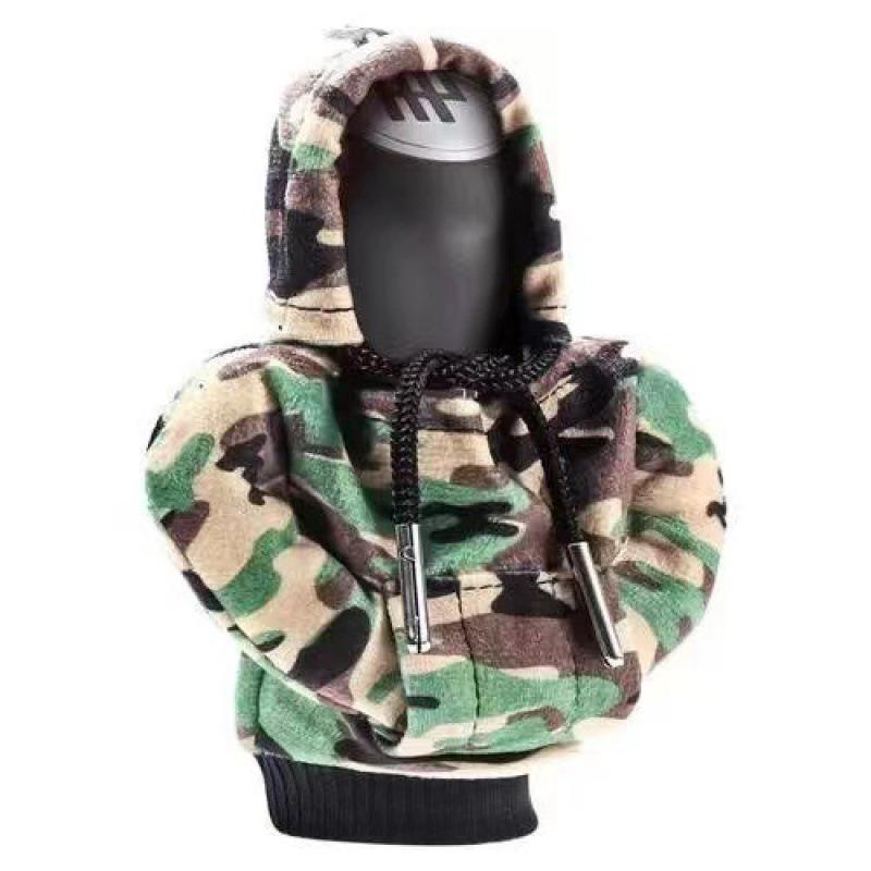 Car Gear Handle Cover Gear Lever Decorative Printing Creative Sweater Hoodie Protection Gear Shift Clothes