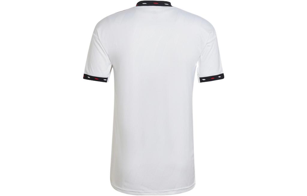 Adidas Manchester United Soccer Jerseys Men's White Moderate Straight Fit H13880