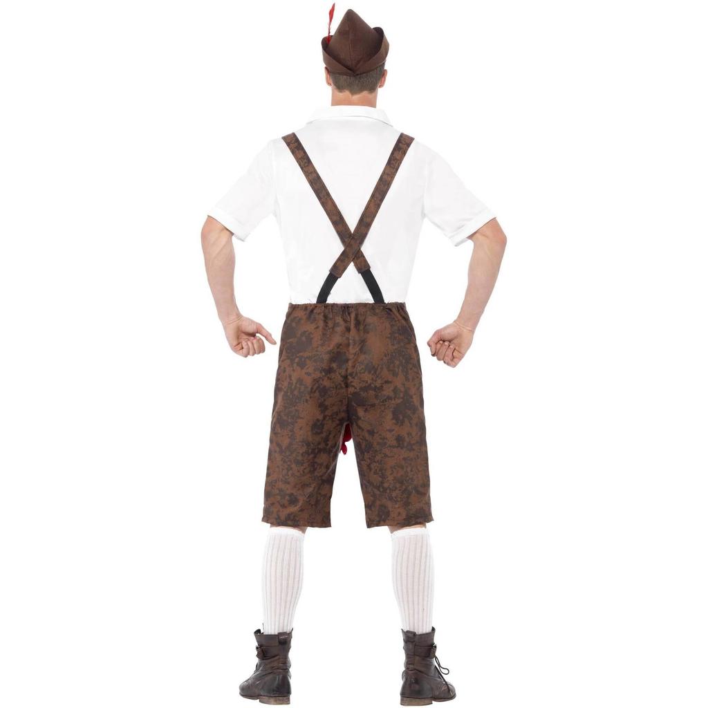 Smiffys Conjunto de Fantasia Oktoberfest Masculino Brad Wurst