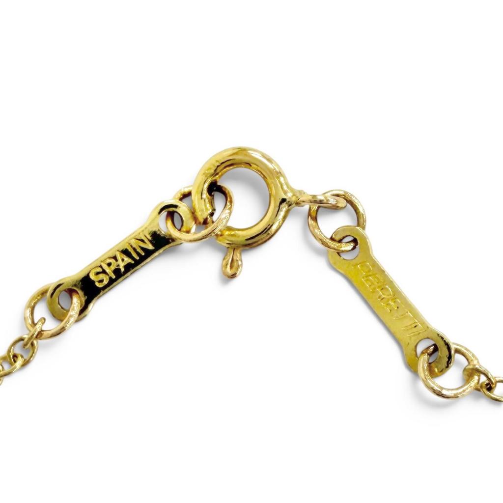 Excellent TIFFANY&Co. Necklace Open Heart Pendant 750 YG Yellow Gold 750 Women Used
