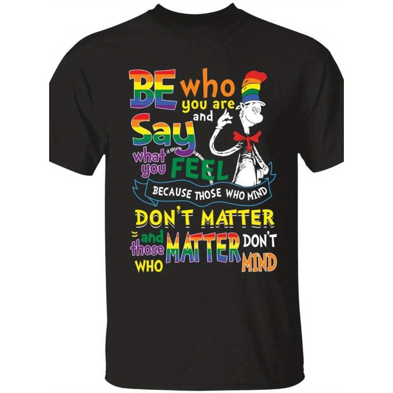 

European sizes Comfortable Fabric High Elasticity Printed T-shirt Lightweight and Breathable Fabric Festival Gifts Spring/Summer 4XL чорний