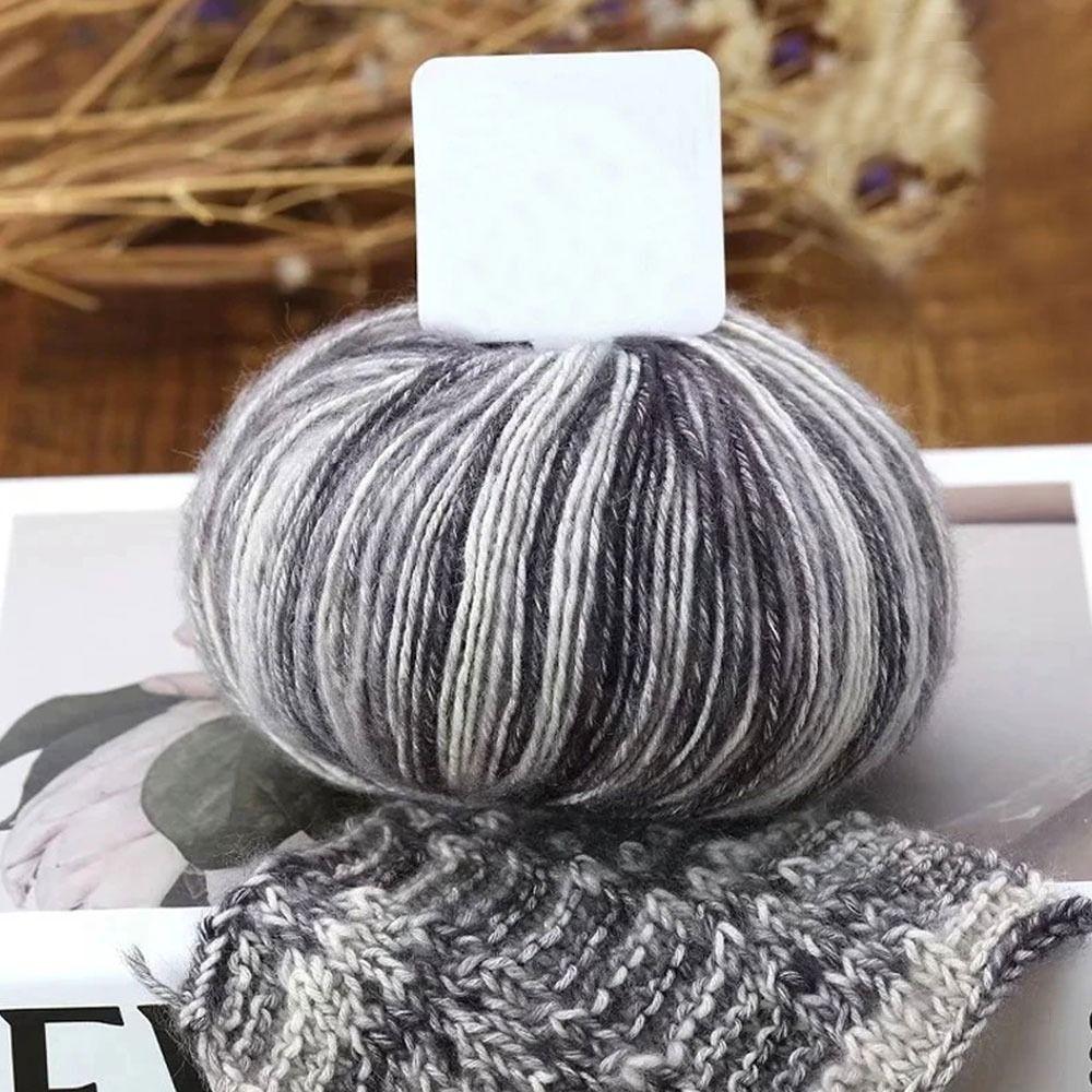 Crochet Line Gradient Cake Yarn Soft Cotton Yarn Winter Yarn Ball  for Clothing