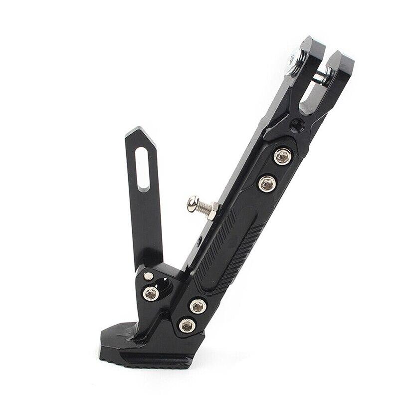 

Универсальная посадка для мотоцикла, регулируемая подножка, боковая подставка, кронштейн из алюминиевого сплава, устойчивый, подставка, черные красные детали чёрный