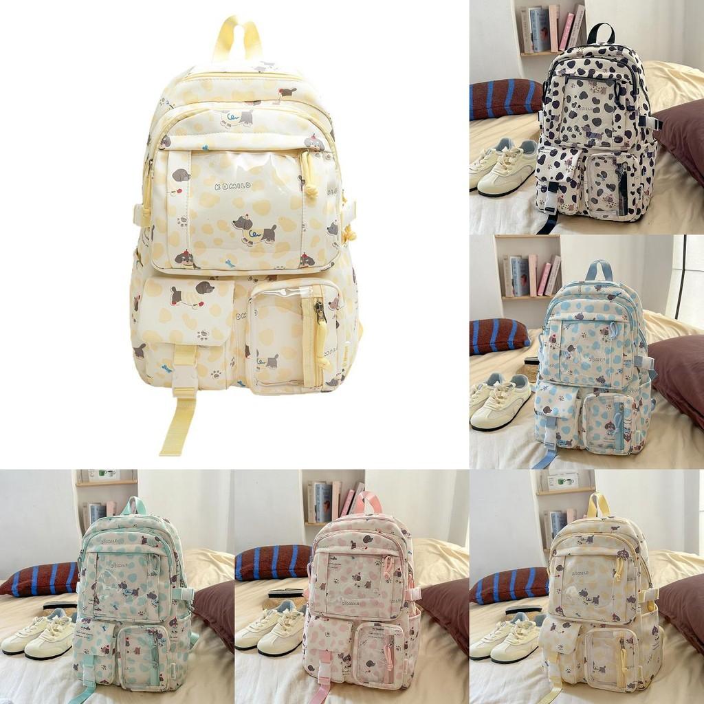 Simple Capacity Large Backpack With Dachshund And Letter Print Design Daily For