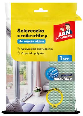 Jan Niezbędny Microfiber Cloth For Windows - Removes Dirt, Shine