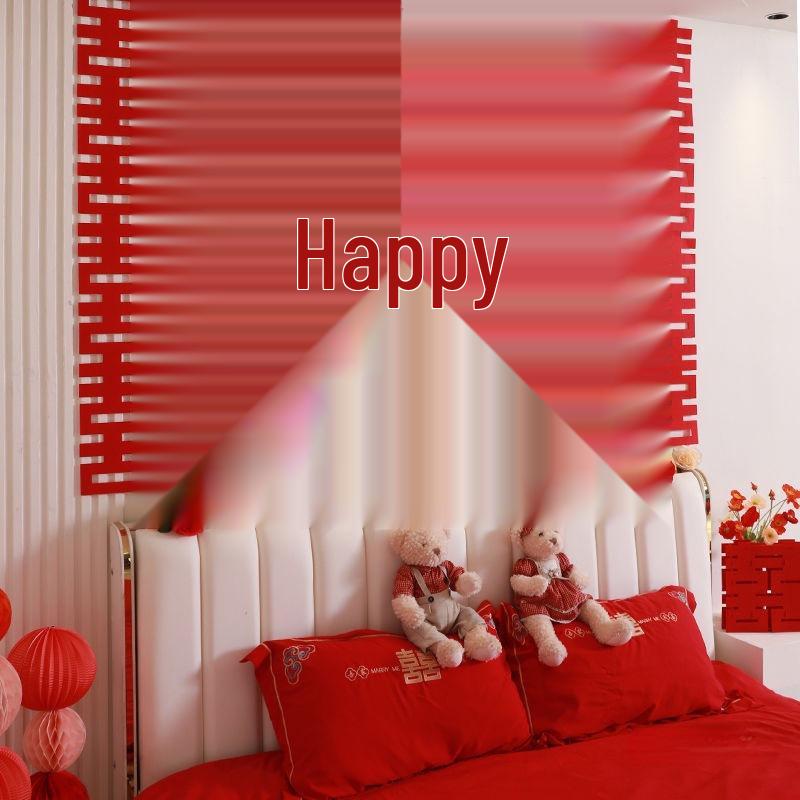 Double Happiness Wedding Bedroom Decoration Set: Engagement & Bedroom Decor