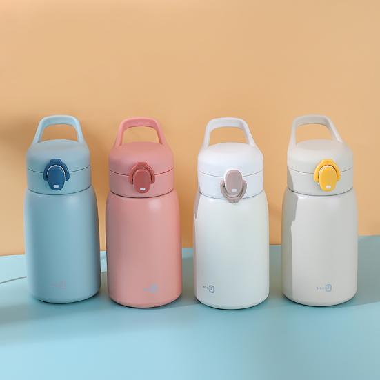 

400 мл вакуумная чашка для сохранения тепла, откидная крышка, герметичная герметичная милая вакуумная колба для школы