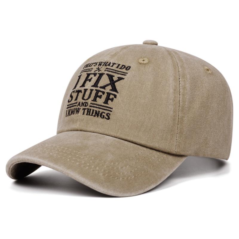 Baseball Washed Stitching Stitched Embroidered Alphabet Stuff Ifix Caps Dad Hat Women Men Outdoor Hip-Hop Casual Duck Hats Classic Style Sports Golf