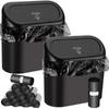 Car Trash Can and Storage Bag, Mini Storage Pouch, Multi-functional Car Seat Back Door with Lid Storage Box