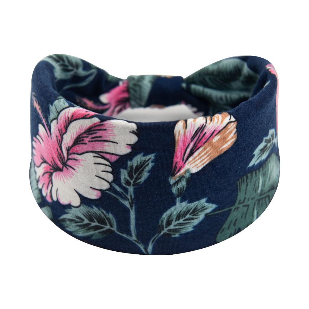 Bohemian Cashew Yoga Übung Stirnband Anti Schweiß und Feuchtigkeit Absorbieren Elastische Baumwolle Stirnband Knoten Stirnband