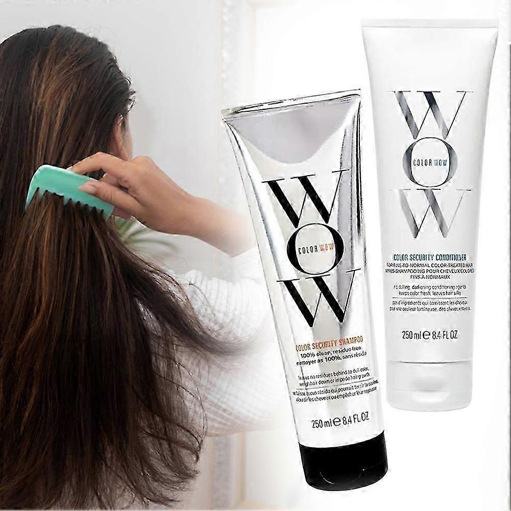 Color Security Shampoo Conditioner for Curly Hair Hydration, Deep Clean Shampoo Hydrating Conditioner, for Fine To Normal Hair