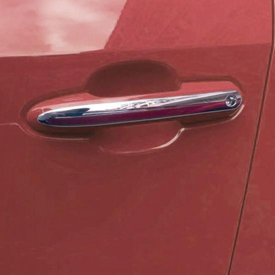 For Toyota Crown -2025 Chrome Car Door Handle Trims Strips Molding Cover
