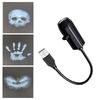 Skull Projection Lamp Switchable Pattern Design Led Night Light Suitable For Room Wall Ceiling Decoration Halloween Gift