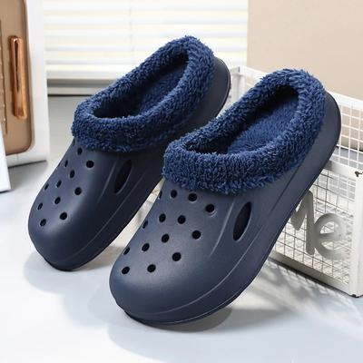 Men's Slippers Added Cotton Shoes for Men Slippers Soft and Comfortable Non-slip Ventilate Wear-resistant Platform Shoes Unisex