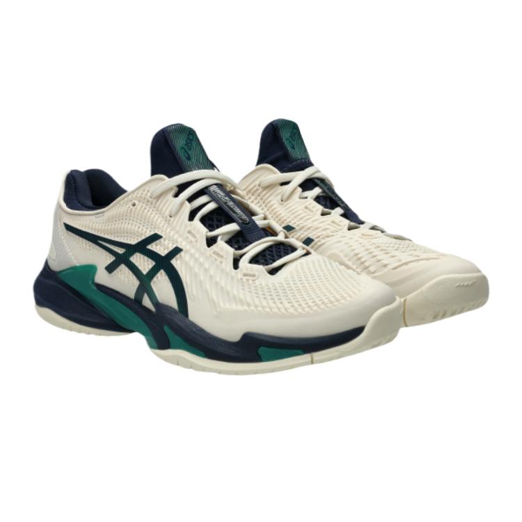 New Asics Court FF 3 Low Top Tennis Shoes Unisex Beige 1041A370-105