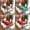 Christmas Tablecloth Waterproof Oilproof Festive Decor Coffee Dining Table