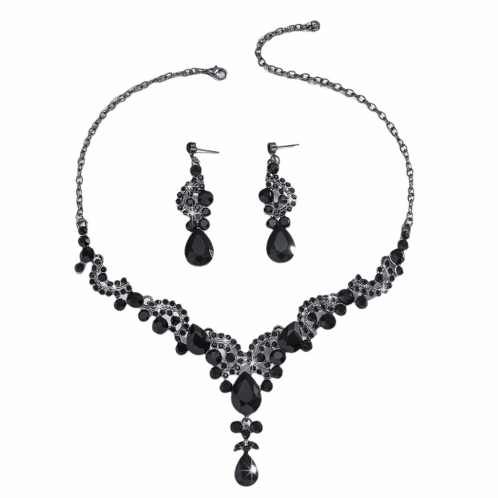 Elegant Necklace Earrings Set Luxury Bridal Jewelry Set Women's Jewelry Sets Women's Accessories