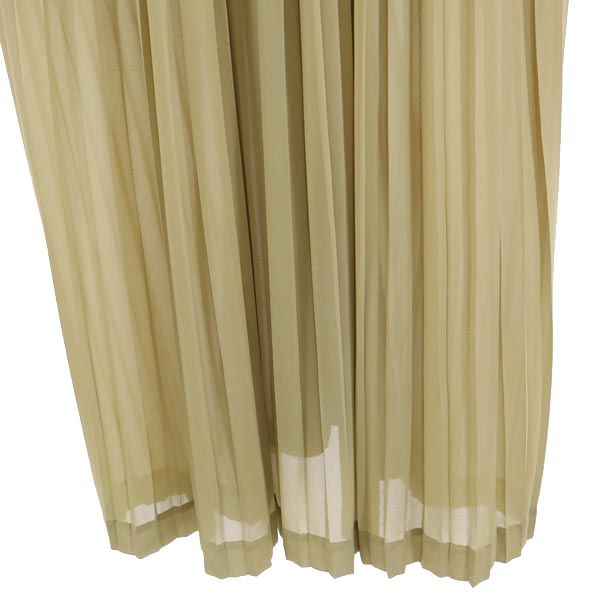 AMERI UNDRESSED Long Sleeve Sheer One Piece Beige Women Used