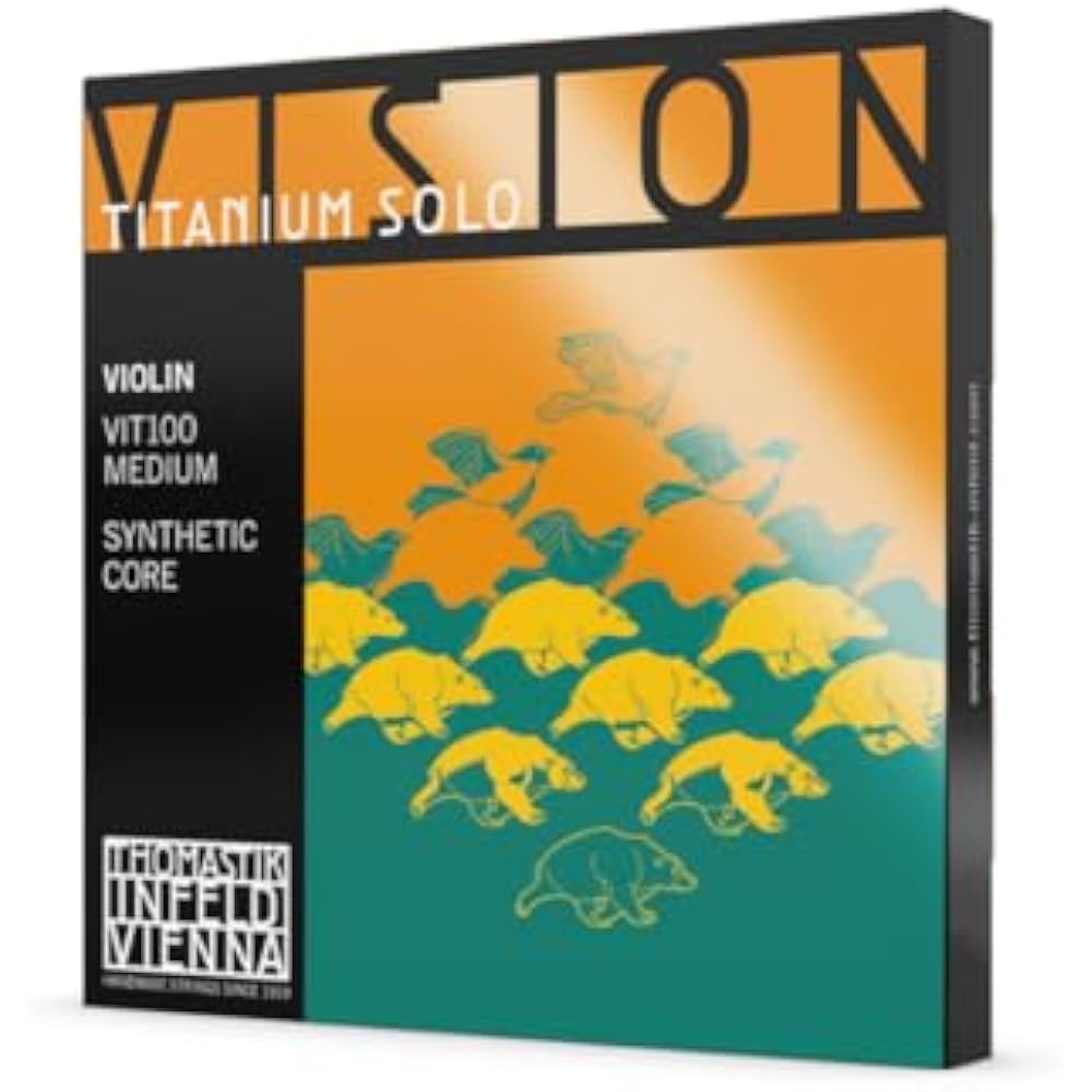 Vision Titanium Solo Vision Titanium Solo Violin Strings E Line, A Line, D Line, G Line 4 Type Se...