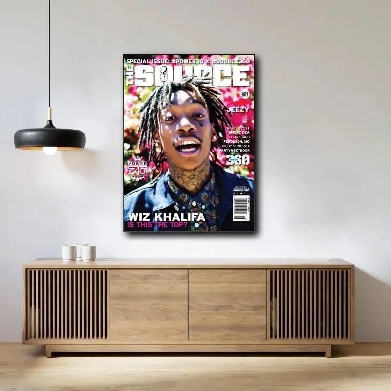 Wiz Khalifa Dekoration Kunstposter Wandkunst Personalisierbares Geschenk Modernes Familien Schlafzimmer Dekor Leinwandgemälde
