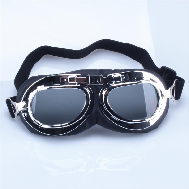 Motorcycle Goggles Glasses Vintage Motocross Classic Goggles Retro Pilot Cruiser  ATV Bike UV Protection Copper Har Gafas