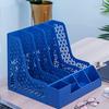 Vertical Magazine File Holders Book Holders 4 Compartments Vertical Magazine File Holders for Office Organization