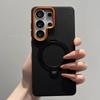 For Samsung Galaxy S26 S25 Ultra S25 Edge Case Matte Non slip Magnetic Bracket Anti Fall Protect Cover For Galaxy S26 Plus Shell