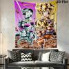 Dragon Ball Wall Tapestry Aesthetic Wall Hanging Printed Fabric Blanket Decorative Tapestries for Bedroom Living Room Home Decor