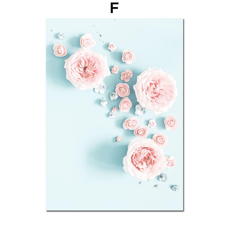 Summer Sea View Wall Art Canvas Painting Beach Scenery Posters Flamingo Flower Starfish Wall Pictures For Living Room Decor