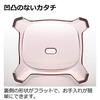 Richell Lucre Bath Chair, 30H, Brown, Made In Japan, Non-Slip, Stylish, Clear Plastic, 130041