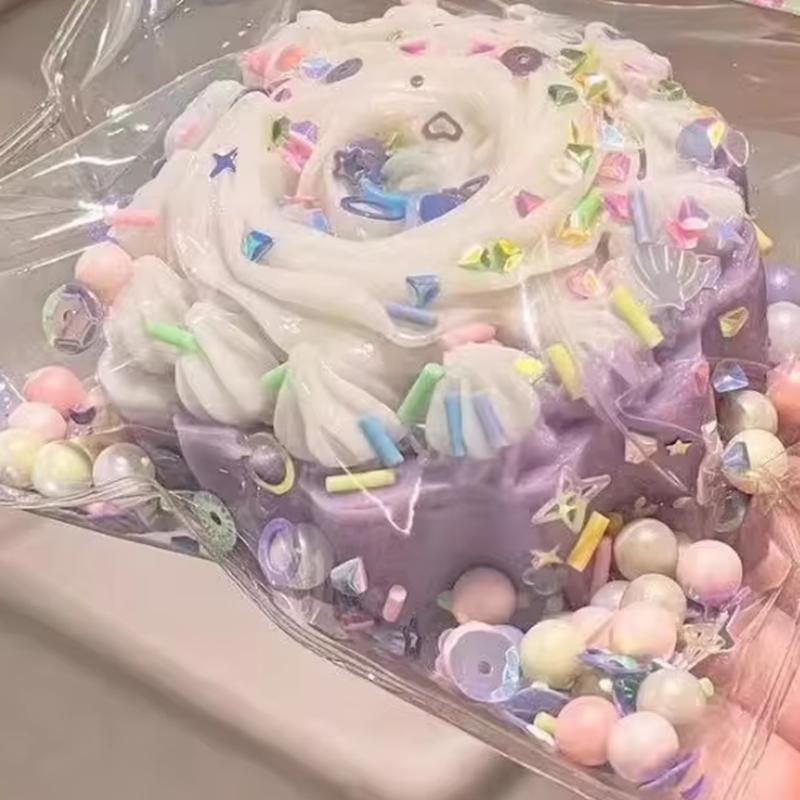 Taba Squishy Cake Doughnut Stress Ease Plaything Tactile Fidgeting Toys For Kids Adults Anti Stress Squeeze Soft Toys Fidget Toy