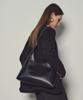 Citta Florence Leather Shoulder Big Bag_Cta917 (Black)