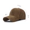 Spring Autumn Winter Solid Color Baseball Cap Couple Hat