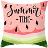 Summer Tropical Style Plant Fruit Print Pillow Case Home Decor for Sofa Car Polyester Throw Pillow Cover Cushion Cover Designer