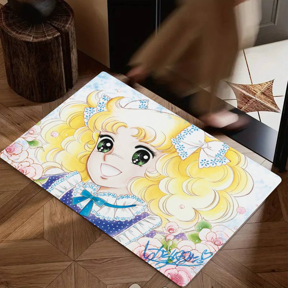 Cartoon Candy Candy Floor Mat Suitable For Living Room Kitchen Bathroom Non-slip Mat Household Foot Mat