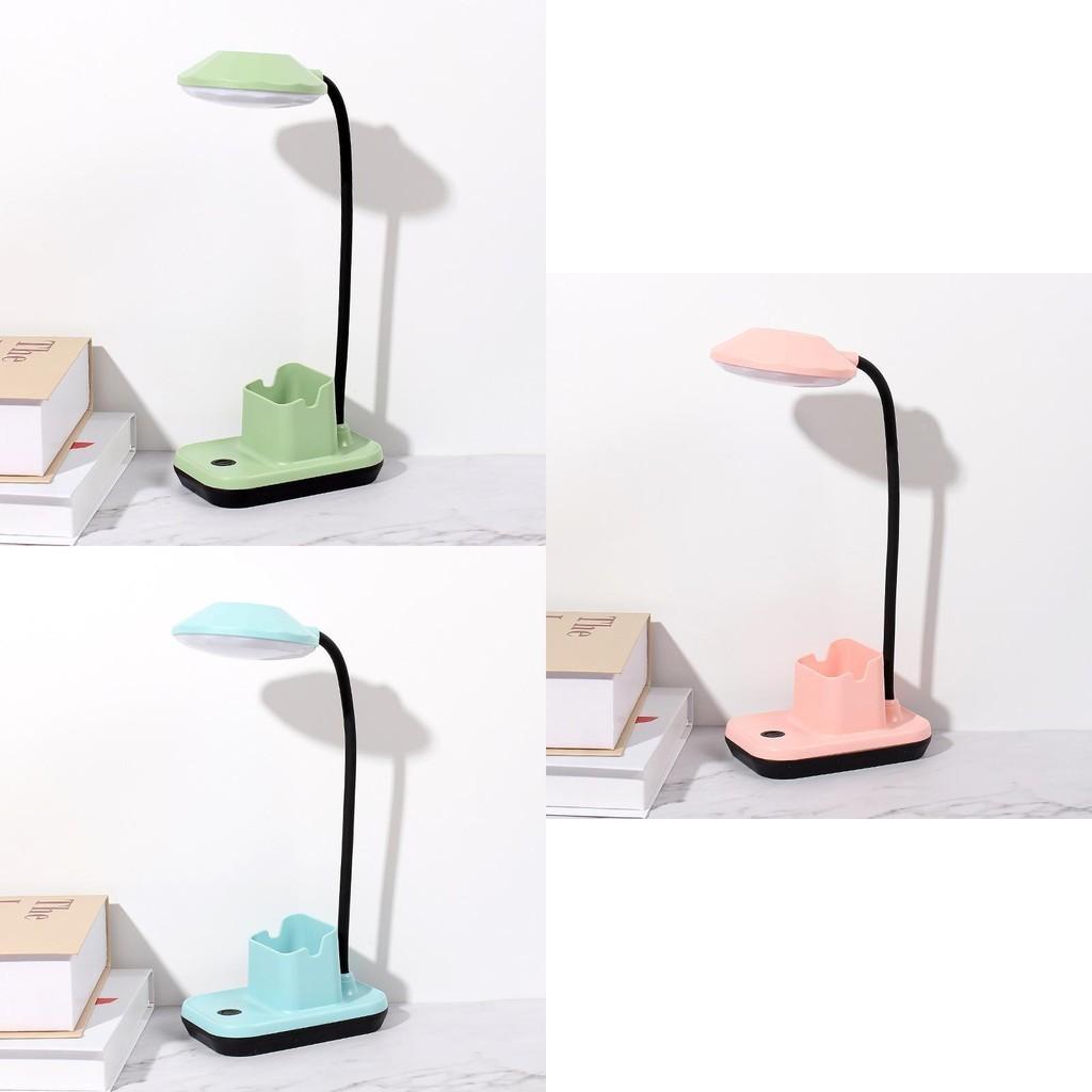 Wiederaufladbare LED-Schreibtischlampe mit Spiraldesign und Stifthalter, moderner minimalistischer Stil, 26x12x18cm