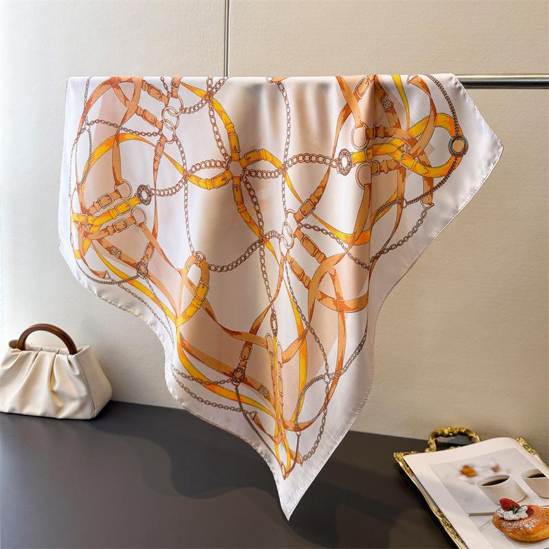 Fashion Paisley Print Silk Hairbands Scarf Women 2026 New Elagant Bandana Neck Kerchief Head Bands Foulard Female Scarfs