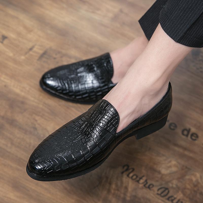 

New Leather Shoes Men s Korean Edition Trendy Versatile Handsome Shoes Men s Foot Casual Youth Genuine Leather 47