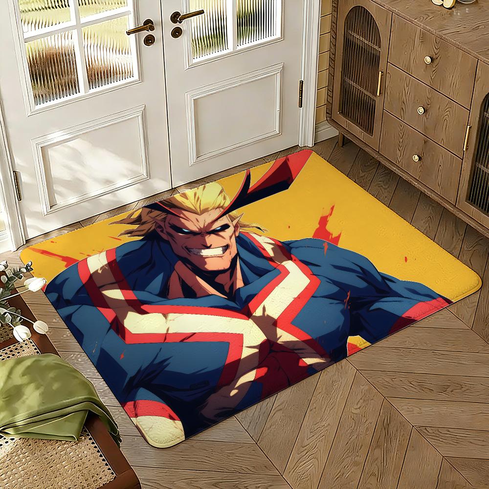 My Hero Academy Bakugou Katsuki American Floor Mat Soft Thickened Non-Slip Bedroom Living Room Door Mat Home Flannel Rugs