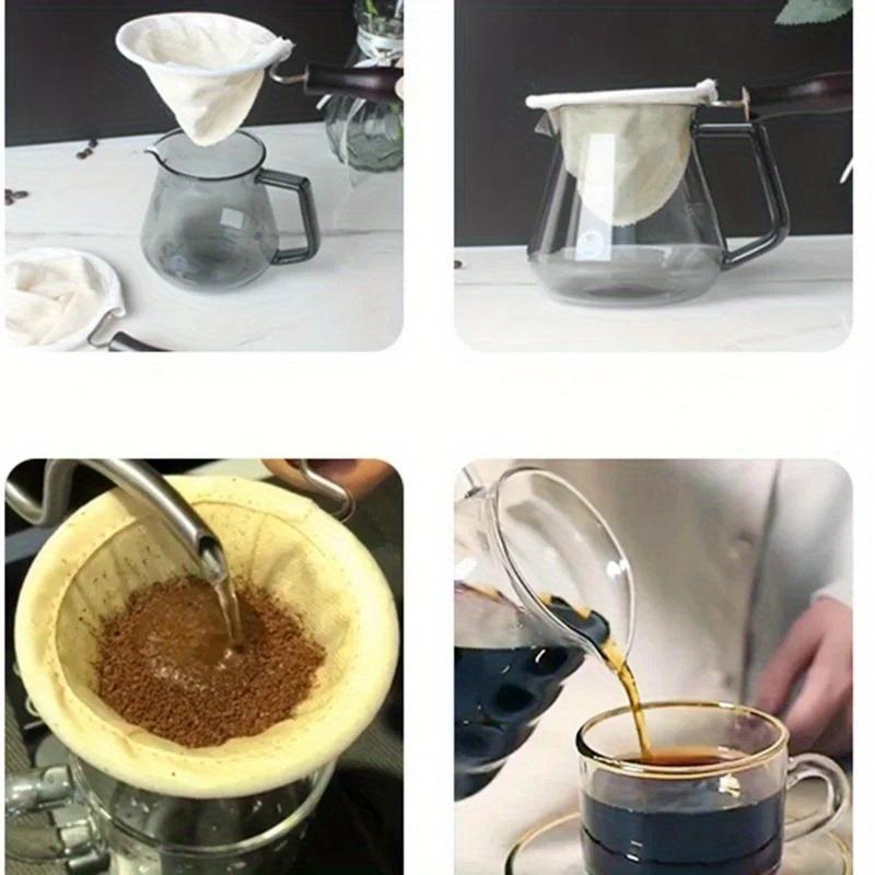 Sacchetto Filtro Caffè Riutilizzabile Filtro in Tessuto Ultrafine Sacchetto da Tè Filtro Caffè Strumenti per Caffè Strumenti da Cucina