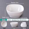 White Melamine Commercial Dining Bowls