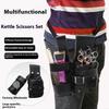 Barber Hair Scissor Bag Clips Comb Case Hairdressing Barber Holster Bags Holder Tool Salon Waist Pack Belt Pu Leather Bag