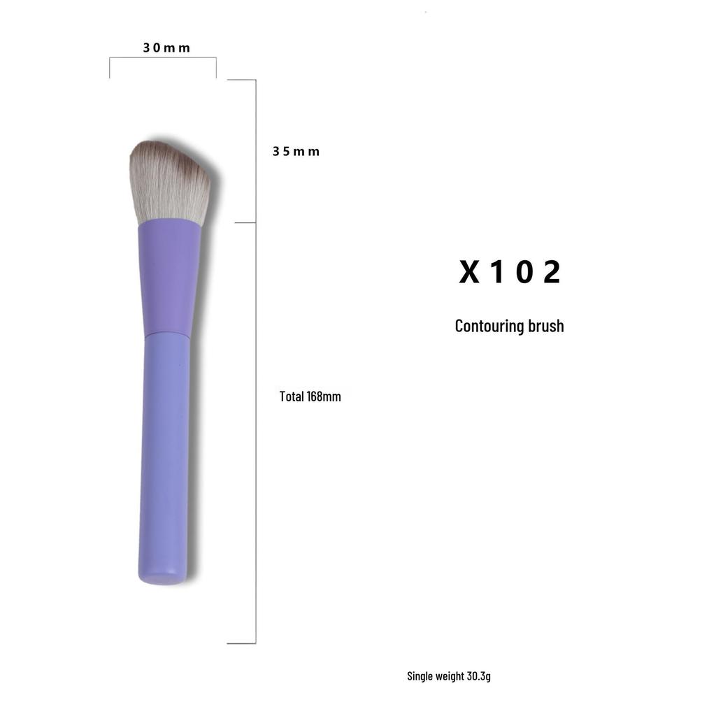 Nowy Fancy Elf Zestaw 8 Pędzli do Makijażu: Pędzle do pudru, cieni do powiek i nóż