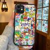 Funny Cartoon R-Rugrat Phone Case For IPhone 16 15 14 11 12 13 Pro Max Plus 12 XS Max Back Cover Matte Case