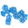 10x D Set Digital Polyhedral for DND Role Play Accessories