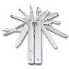 VICTORINOX Swiss Tool MX Srebrny Szwajcarski Scyzoryk z Nylonowym DIY z 26 Blokowanymi Funkcjami Etui, Wielofunkcyjny Nóż, Szczypce, Szwajcarski Multitool