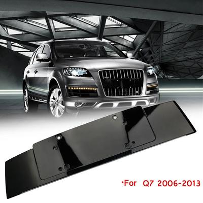 Suporte de suporte de placa de carro para para-choque dianteiro, suporte de montagem de estrutura, substituição compatível com acessórios Q7 2006-2013