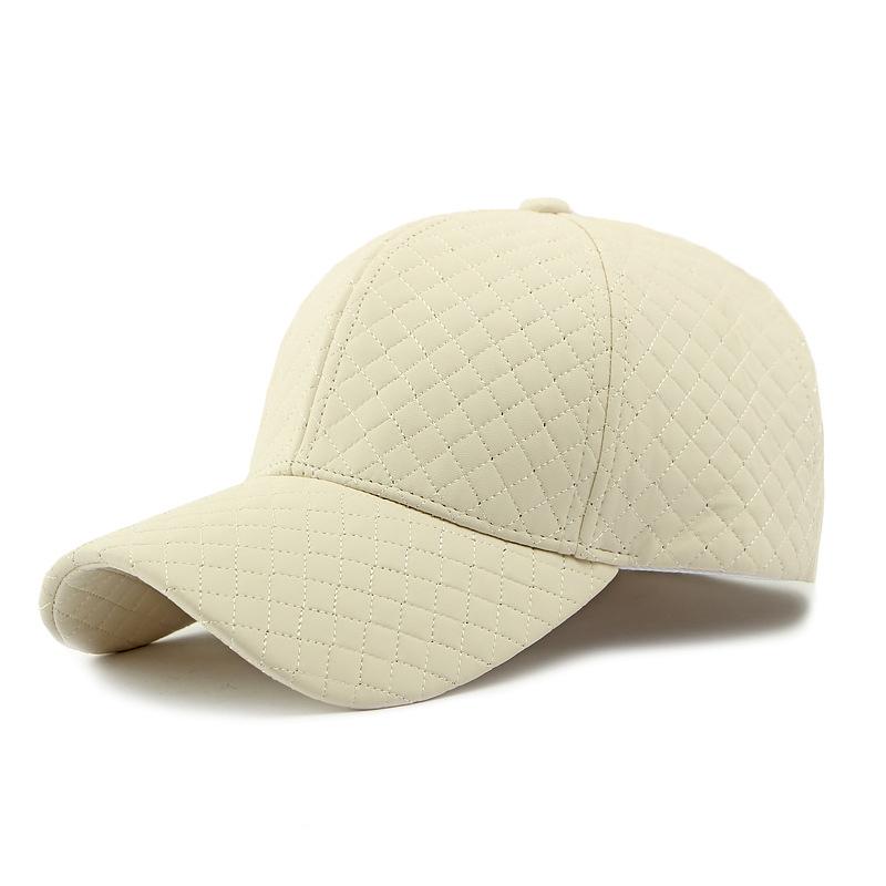 

Женская осенне-зимняя толстая теплая бейсболка мужская солнцезащитная кепка бежевый