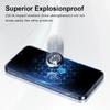 Yangpaly Staubdichte Einfache Installation HD Displayschutzfolien für iPhone 16 15 14 Plus 13 12 11 Pro Max X XS XR Gehärtetes Glasfolie